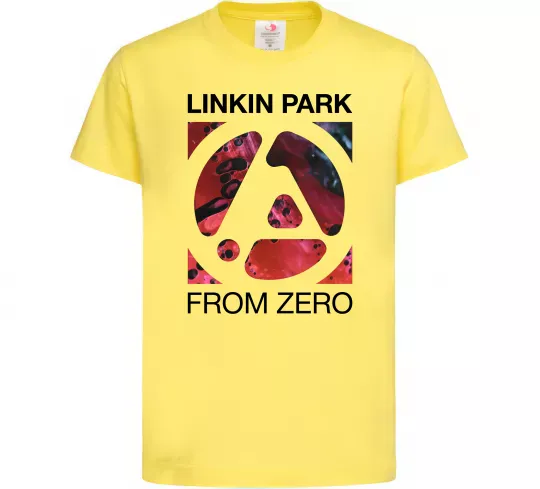 Дитяча футболка From zero Linkin Park Лимонний фото
