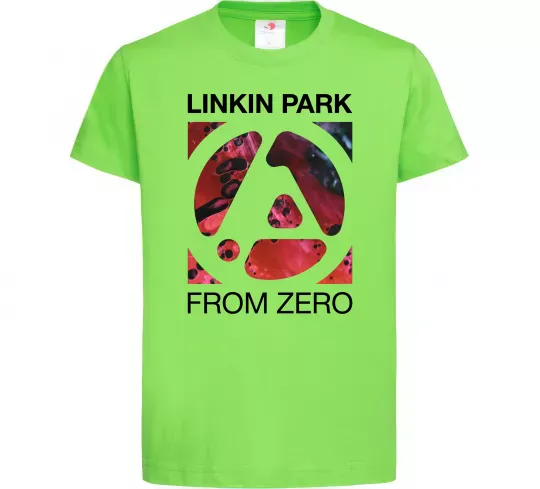 Дитяча футболка From zero Linkin Park Лаймовий фото