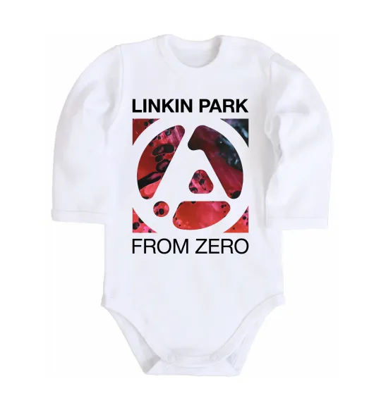 Детский боди From zero Linkin Park Белый фото