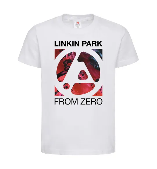 Детская футболка From zero Linkin Park Белый фото