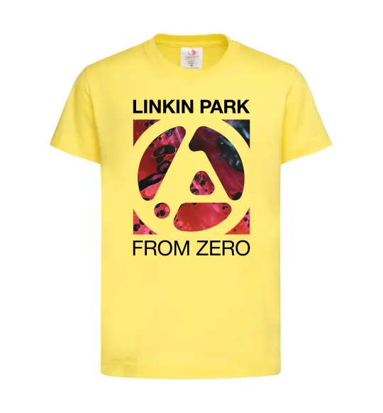 Детская футболка From zero Linkin Park Лимонный фото