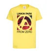 Детская футболка From zero Linkin Park Лимонный фото