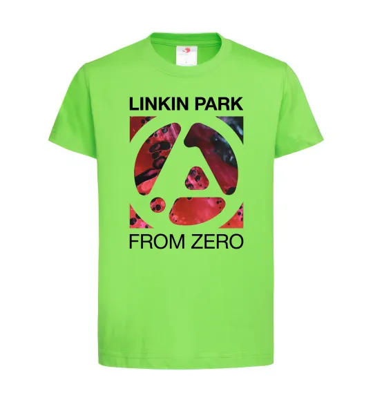 Детская футболка From zero Linkin Park Лаймовый фото