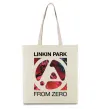 Еко-сумка From zero Linkin Park Бежевий фото