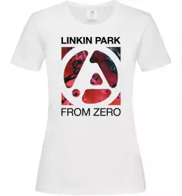 Жіноча футболка From zero Linkin Park Білий фото