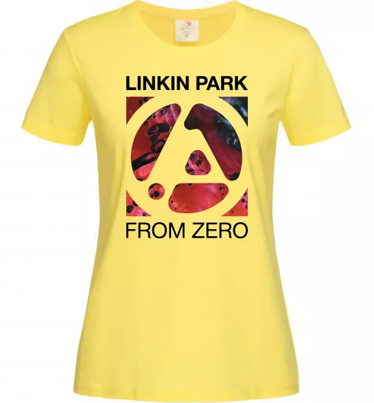 Женская футболка From zero Linkin Park Лимонный фото