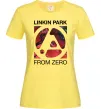 Женская футболка From zero Linkin Park Лимонный фото
