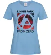 Женская футболка From zero Linkin Park Голубой фото