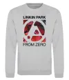 Світшот From zero Linkin Park Сірий меланж Світшот From zero Linkin Park Сірий меланж фото