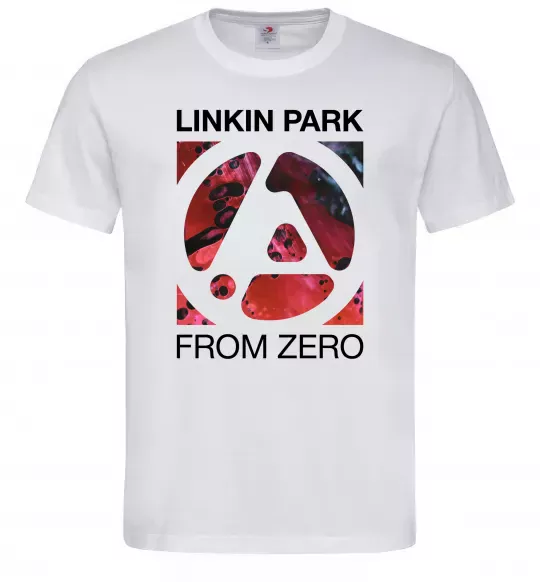 Мужская футболка From zero Linkin Park Белый фото