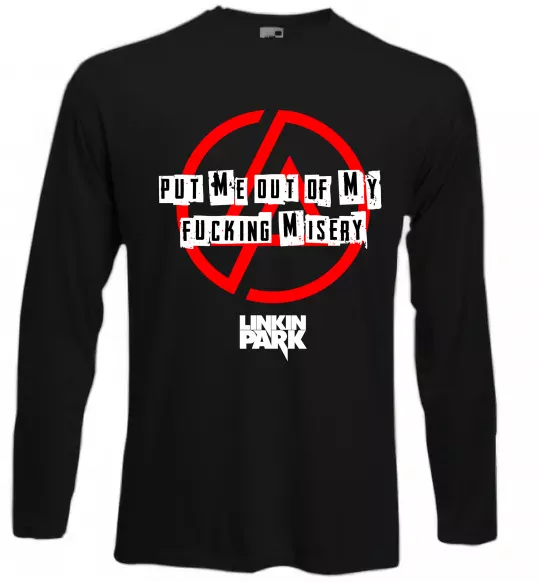 Лонгслив Misery Linkin Park Черный фото