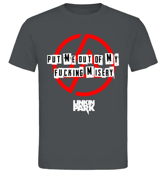 Чоловіча футболка Misery Linkin Park Графіт фото
