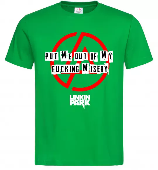 Чоловіча футболка Misery Linkin Park Зелений фото