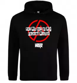 Чоловіча толстовка (худі) Misery Linkin Park Чорний фото