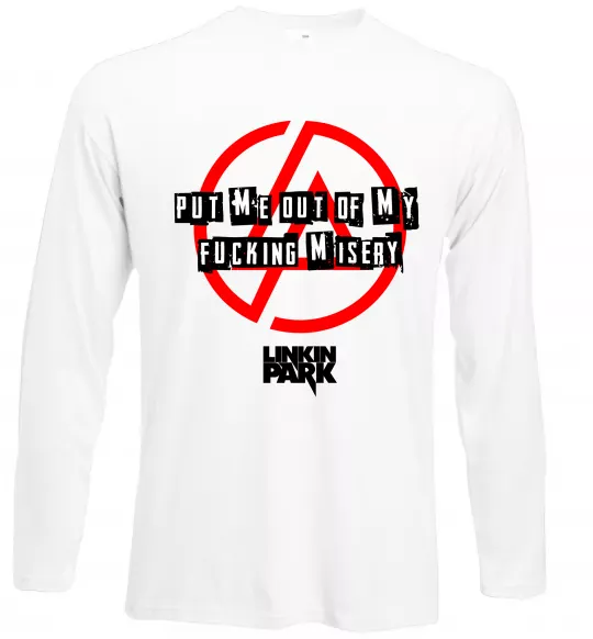 Лонгслив Misery Linkin Park Белый фото
