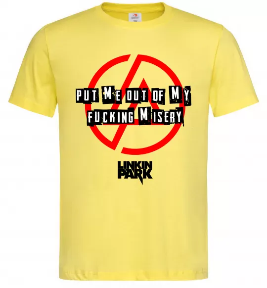 Чоловіча футболка Misery Linkin Park Лимонний фото