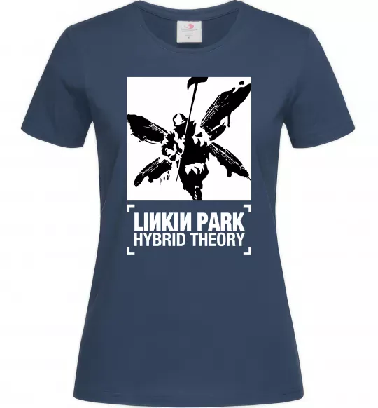 Жіноча футболка Hybrid Theory Linkin Park Темно-синій фото