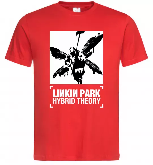 Мужская футболка Hybrid Theory Linkin Park Красный фото