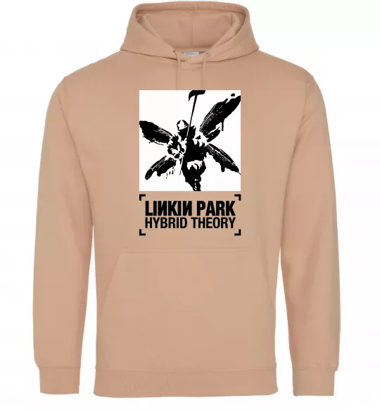 Мужская толстовка (худи) Hybrid Theory Linkin Park Песочный фото