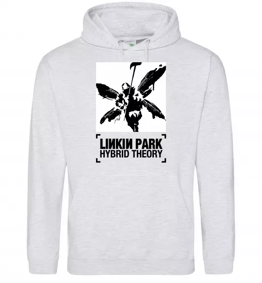 Жіноча толстовка (худі) Hybrid Theory Linkin Park Сірий меланж фото