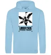 Женская толстовка (худи) Hybrid Theory Linkin Park Голубой фото