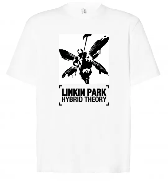 Футболка Оверсайз Hybrid Theory Linkin Park Белый фото
