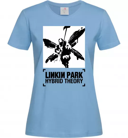 Жіноча футболка Hybrid Theory Linkin Park Блакитний фото
