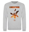 Свитшот Hybrid Theory Серый меланж фото