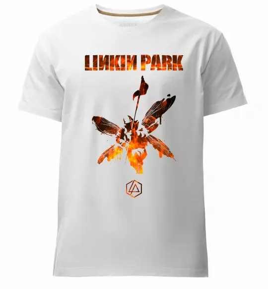 Мужская премиум футболка Hybrid Theory Белый фото