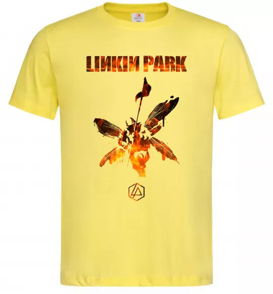 Чоловіча футболка Hybrid Theory Лимонний фото