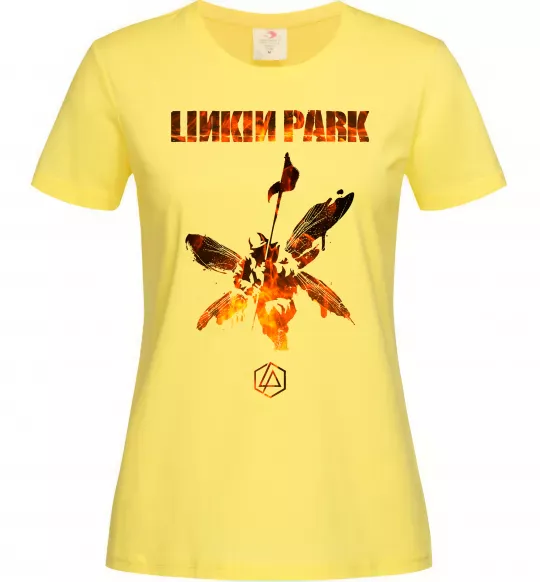 Жіноча футболка Hybrid Theory Лимонний фото