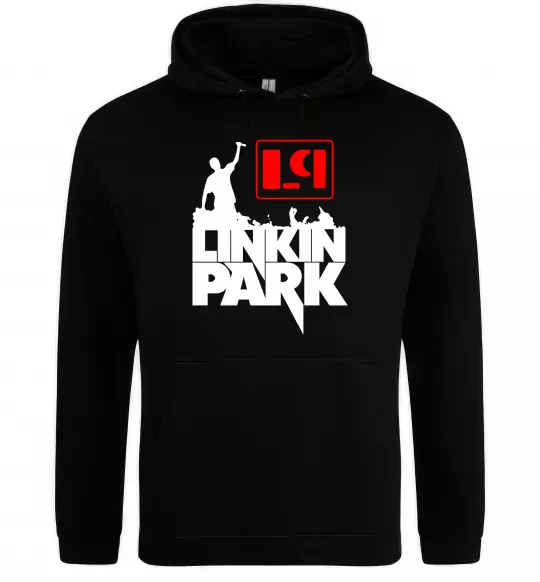 Женская толстовка (худи) LP Linkin Park Черный фото