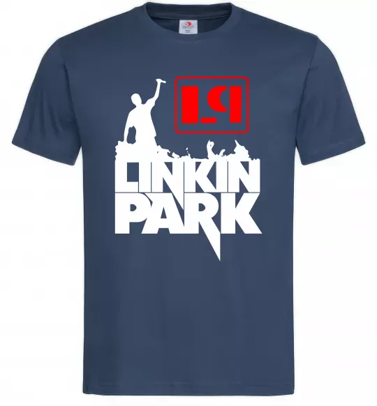 Мужская футболка LP Linkin Park Темно-синий фото