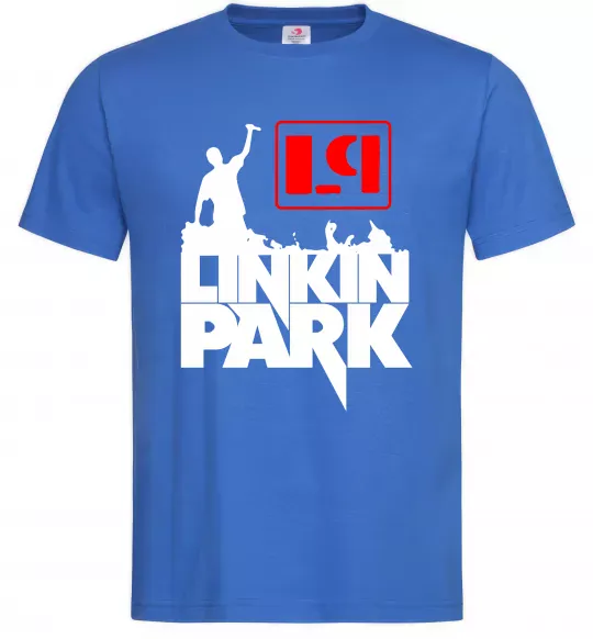 Мужская футболка LP Linkin Park Ярко-синий фото