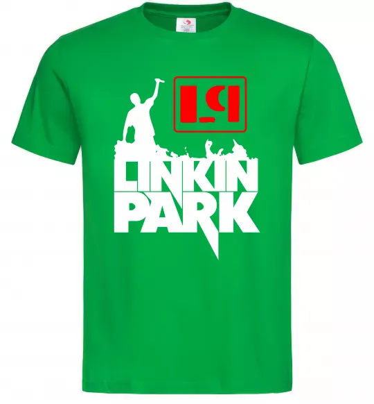 Мужская футболка LP Linkin Park Зеленый фото