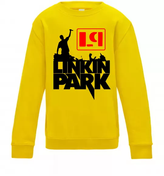 Детский Свитшот LP Linkin Park Солнечно желтый фото