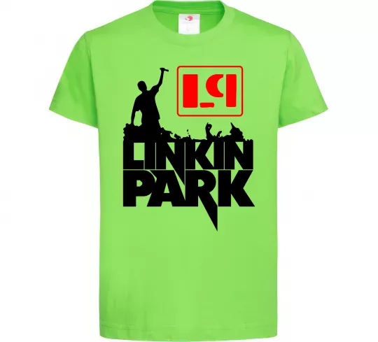 Детская футболка LP Linkin Park Лаймовый фото