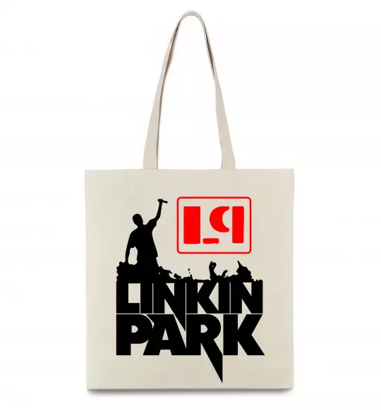 Эко-сумка LP Linkin Park Бежевый фото