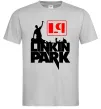 Мужская футболка LP Linkin Park Серый фото