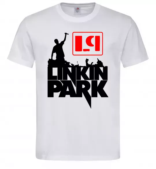Мужская футболка LP Linkin Park Белый фото