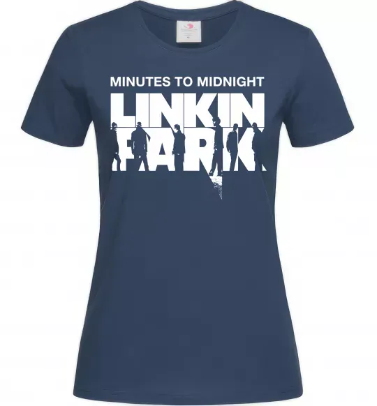 Жіноча футболка Minutes to Midnight Темно-синій фото