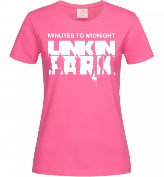 Жіноча футболка Minutes to Midnight Яскраво-рожевий фото