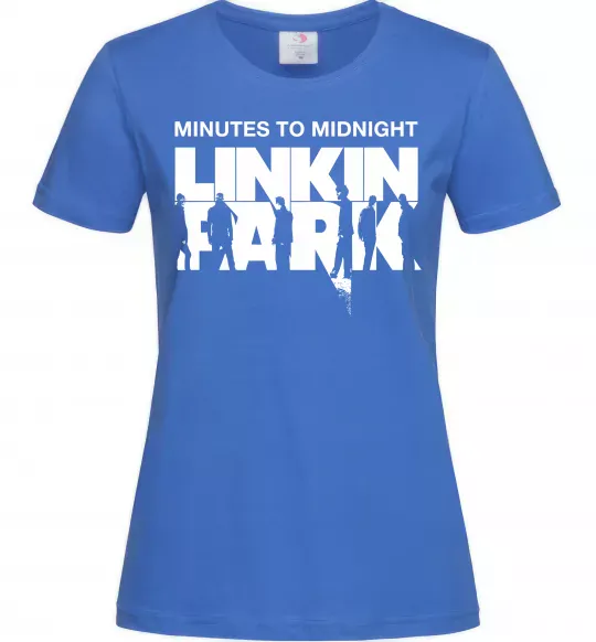 Жіноча футболка Minutes to Midnight Яскраво-синій фото