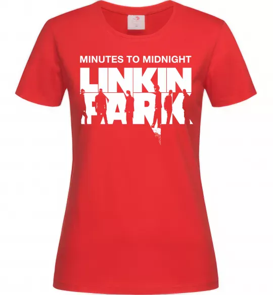Жіноча футболка Minutes to Midnight Червоний фото