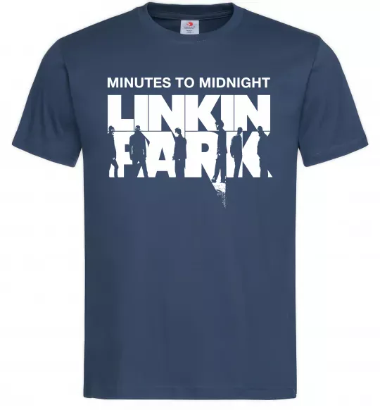Мужская футболка Minutes to Midnight Темно-синий фото