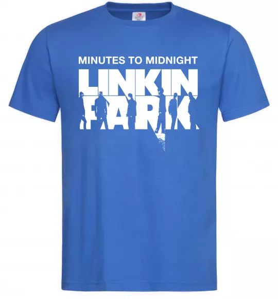 Мужская футболка Minutes to Midnight Ярко-синий фото