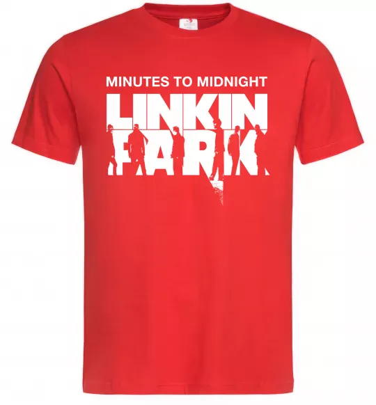 Мужская футболка Minutes to Midnight Красный фото