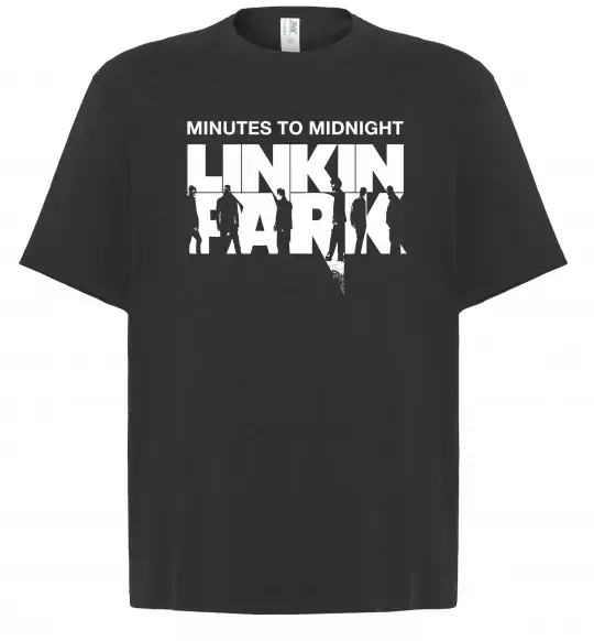 Футболка Оверсайз Minutes to Midnight Чорний фото