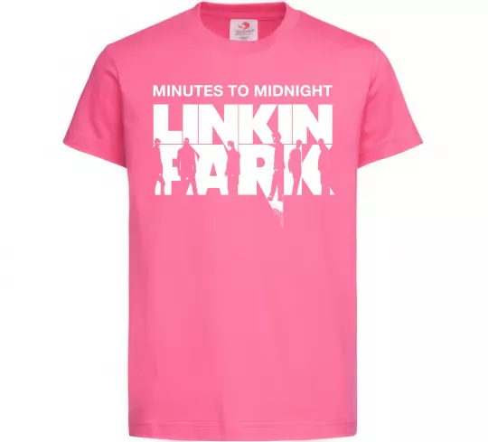Дитяча футболка Minutes to Midnight Яскраво-рожевий фото