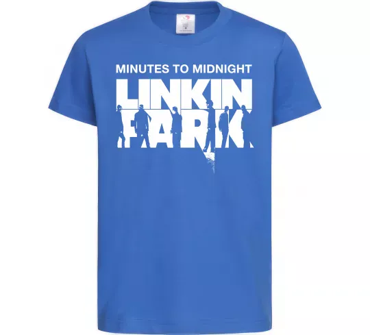Дитяча футболка Minutes to Midnight Яскраво-синій фото